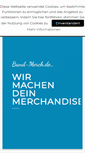 Mobile Screenshot of merchandise-herstellung.de